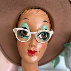 Vintage Italian Design Marble Acetate Readers